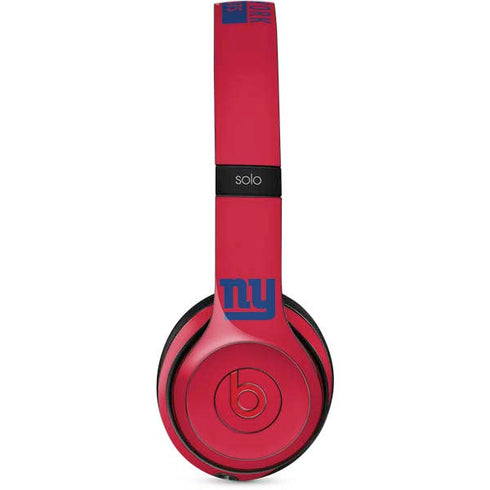 NFL New York Giants Red Performance Series Beats Solo 3 Wireless Skin